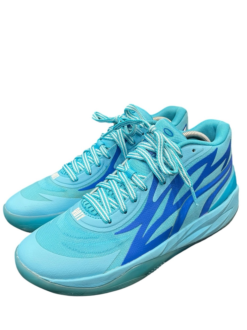 Puma MB.02 “Rookie of the Year” 2022 Men's LaMelo Ball ROTY Ultra Blue Atoll 9 - Picture 3 of 9